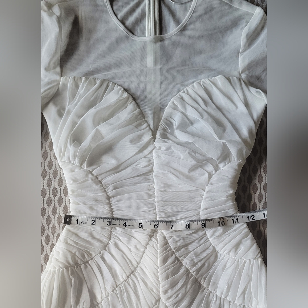 Anthropologie Maxi Dress. Misha Ivory Talitha Evening. Sz Small NWT. - Picture 7 of 16